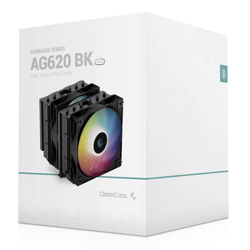 DeepCool R-AG620-BKANMN-G-2 CPU-Kühler mit Lüfter Intel® LGA 2066, Intel® LGA 2011-V3, Intel® LGA 2011, Intel® LGA 1700, Intel® LGA 1200, Inte