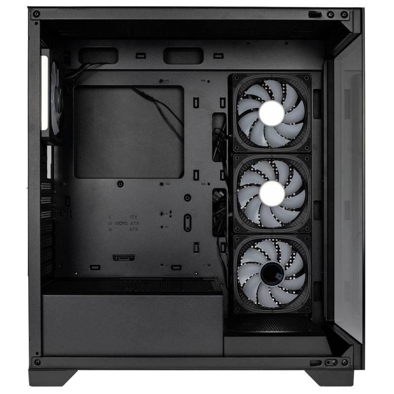 Kolink Unity Peak ARGB Midi-Tower Showcase, Tempered Glass - schwarz Midi-Tower Gehäuse, Gaming-Gehäuse, PC-Gehäuse Schwarz