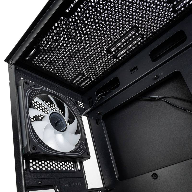 Kolink Unity Peak ARGB Midi-Tower Showcase, Tempered Glass - schwarz Midi-Tower Gehäuse, Gaming-Gehäuse, PC-Gehäuse Schwarz