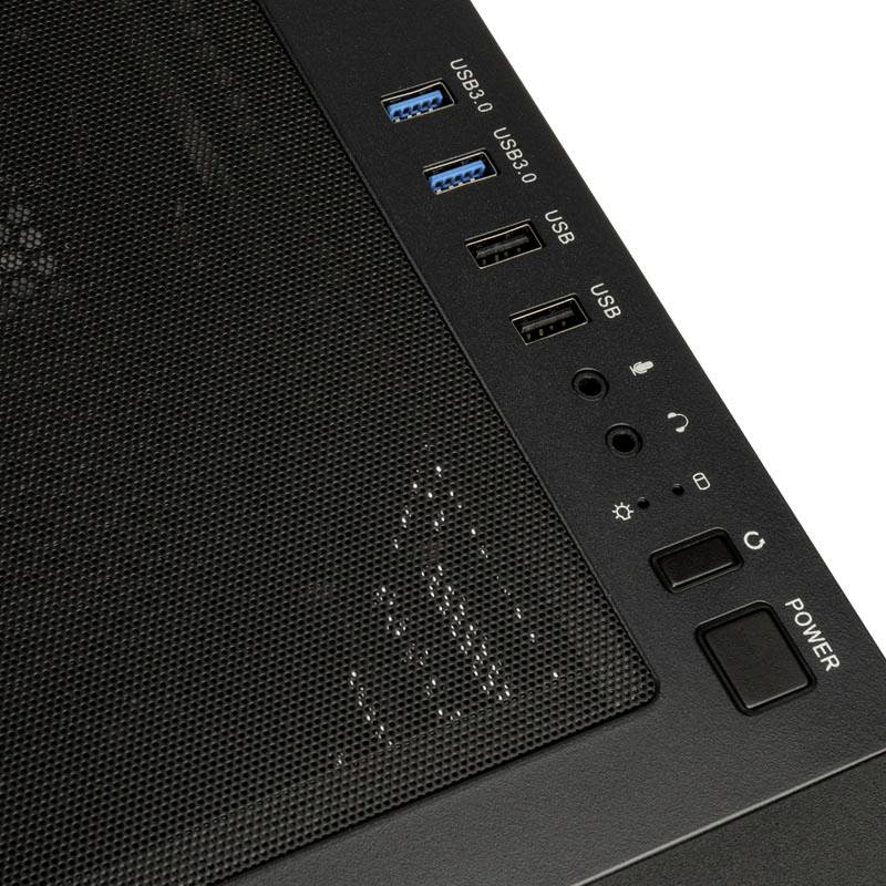 Kolink UNITY MESHBAY ARGB Gehäuse, Gaming-Gehäuse, PC-Gehäuse Schwarz