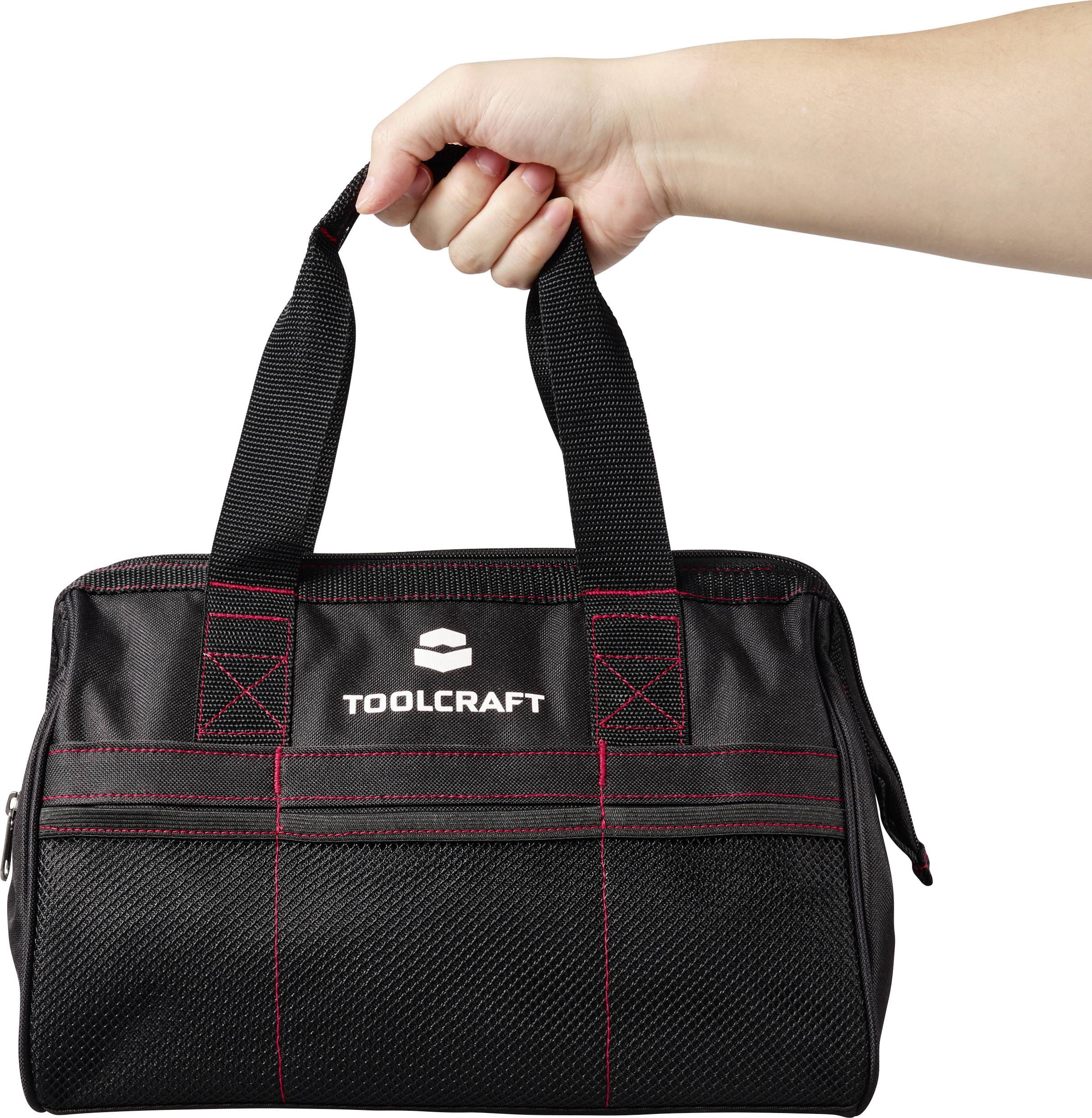 TOOLCRAFT TO-9073200 Universal Werkzeugtasche mit großer Öffnung (L x B x H) 320 x 210 x 230mm