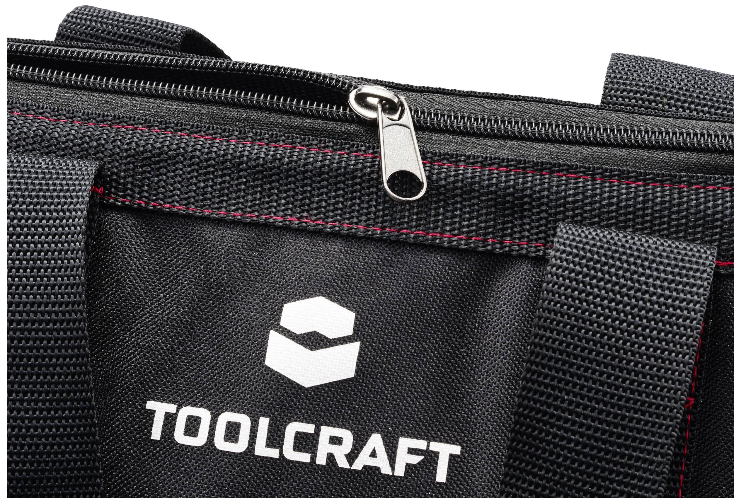 TOOLCRAFT TO-9073200 Universal Werkzeugtasche mit großer Öffnung (L x B x H) 320 x 210 x 230mm