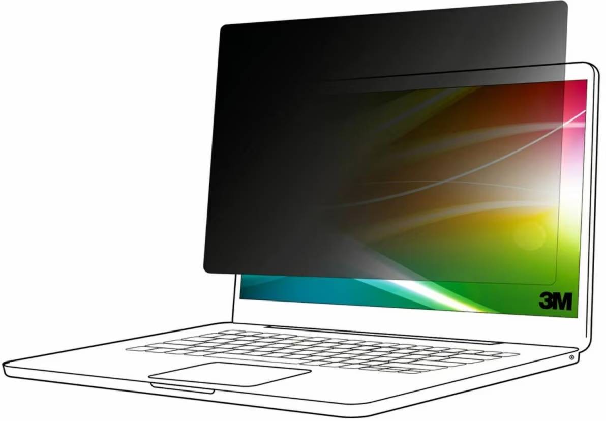 3M Bright Screen BP150C3B Blickschutzfolie Notebook 38,1cm (15") Bildformat: 4:3 7100312418 Universal
