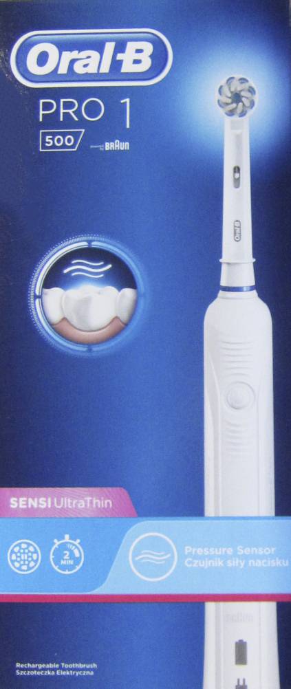 Oral-B PRO 500 Sensi UltraThin D16.513.1U 91744213 Elektrische Zahnbürste Weiß