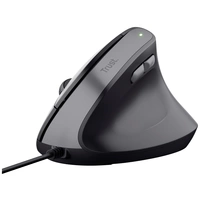 Trust Bayo II Ergonomische Maus USB Schwarz 6 Tasten 800 dpi, 1200 dpi, 1600 dpi, 2400 dpi Ergonomisch, Geräuscharme Tasten Trust Bayo II Ergonomische Maus USB Schwarz 6 Tasten 800 dpi, 1200 dpi, 1600 dpi, 2400 dpi Ergonomisch, Geräuscharme Tasten