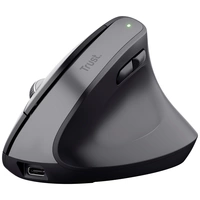 Trust Bayo+ Ergonomische Maus Bluetooth® Optisch Schwarz 6 Tasten 800 dpi, 1200 dpi, 1600 dpi, 2400 dpi Ergonomisch, Geräuscharme Trust Bayo+ Ergonomische Maus Bluetooth® Optisch Schwarz 6 Tasten 800 dpi, 1200 dpi, 1600 dpi, 2400 dpi Ergonomisch, Geräuscharme