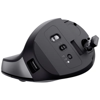 Trust Bayo+ Ergonomische Maus Bluetooth® Optisch Schwarz 6 Tasten 800 dpi, 1200 dpi, 1600 dpi, 2400 dpi Ergonomisch, Geräuscharme Trust Bayo+ Ergonomische Maus Bluetooth® Optisch Schwarz 6 Tasten 800 dpi, 1200 dpi, 1600 dpi, 2400 dpi Ergonomisch, Geräuscharme