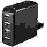 VOLTCRAFT UC-4AXX001 USB-Ladegerät 24W Innenbereich Ausgangsstrom (max.) 4.8A Anzahl Ausgänge: 4 x USB-A