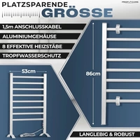 Profi-Care PC-EHW 3115 Handtuchhalter Stand, Wand Aluminium Profi-Care PC-EHW 3115 Handtuchhalter Stand, Wand Aluminium