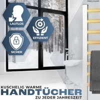 Profi-Care PC-EHW 3115 Handtuchhalter Stand, Wand Aluminium Profi-Care PC-EHW 3115 Handtuchhalter Stand, Wand Aluminium