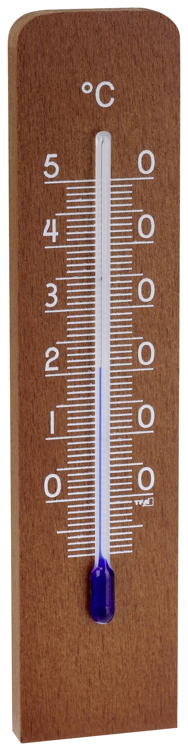 TFA Dostmann Analoges Innenthermometer Thermometer Nussbaum 12.1057.03