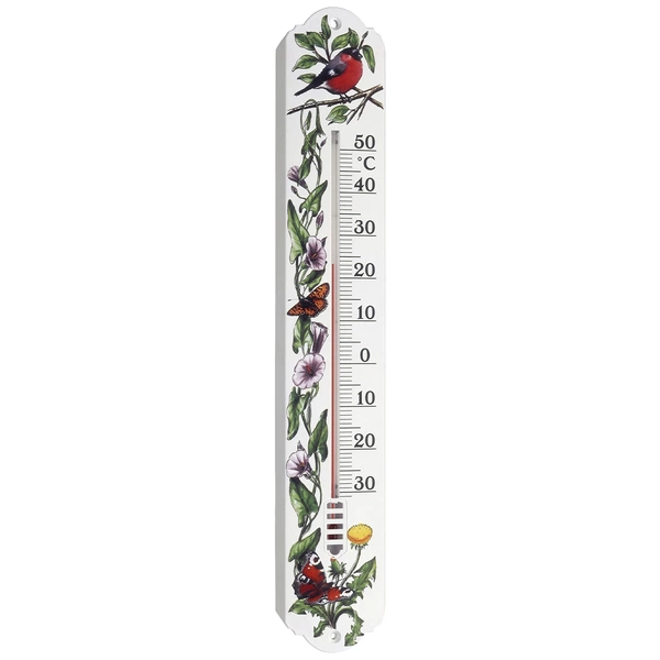 TFA Dostmann Analoges Innen-Außen-Thermometer Thermometer Weiß, Blumen 12.3040.20 TFA Dostmann Analoges Innen-Außen-Thermometer Thermometer Weiß, Blumen 12.3040.20