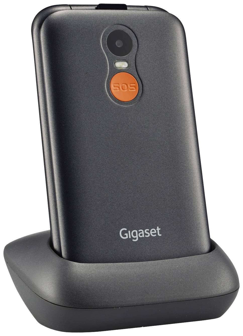 Gigaset GL590 Senioren-Klapp-Handy Schwarz