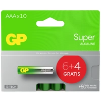 GP Super Micro (AAA)-Batterie Alkali-Mangan 1.5V 10St. GP Super Micro (AAA)-Batterie Alkali-Mangan 1.5V 10St.