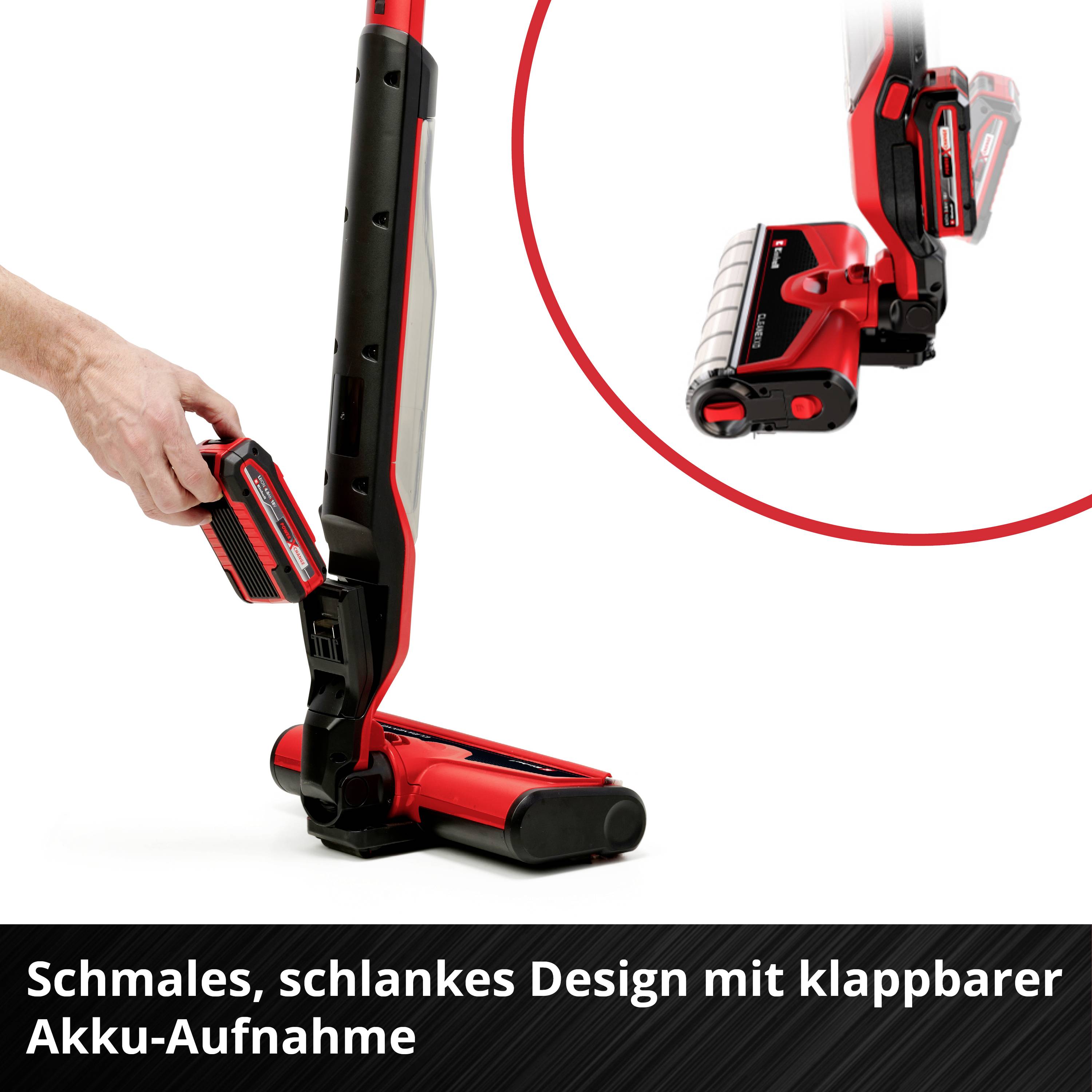 Einhell CLEANEXXO Power X-Change 1x 2,5Ah Hartbodenreiniger inkl. Akku, inkl. Ladegerät