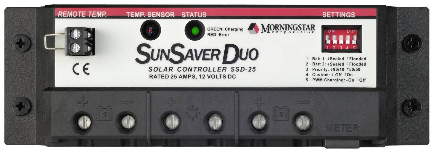Morningstar SSD-25 Laderegler PWM 12V 25A versandkostenfrei | voelkner