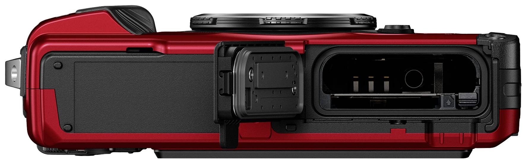 OM System TG-7 red Digitalkamera 12 Megapixel Opt. Zoom: 4 x Rot Stoßfest, Wasserdicht, 4K-Video