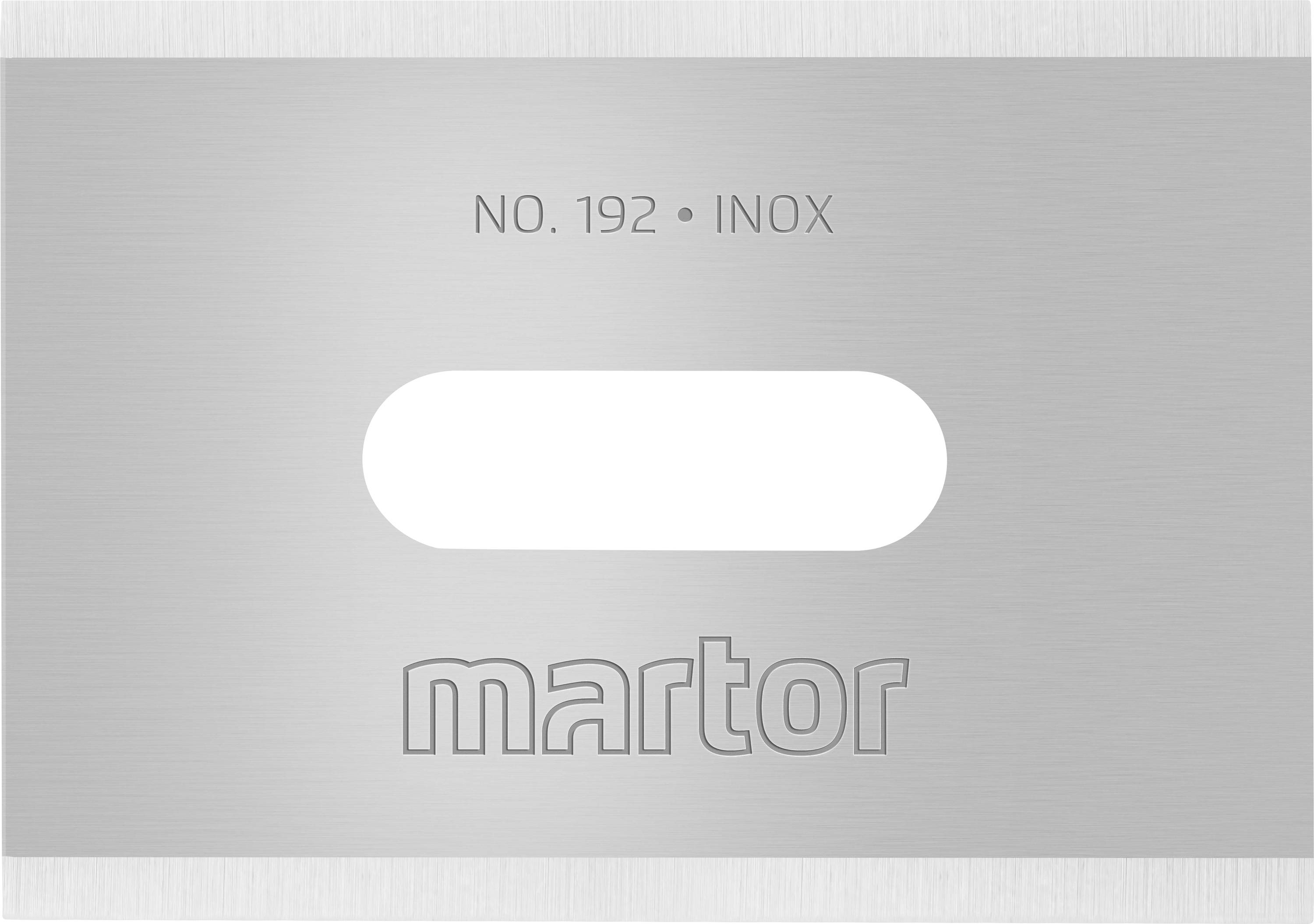 Klingen aus Edelstahl mit Aufschrift 'NO. 192 · INOX' und 'martor'.
