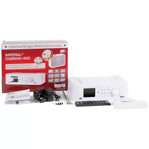 Imperial DABMAN i460 (ws) Internet Küchenradio Internet, DAB+, UKW, FM Bluetooth®, Internetradio, UKW, USB, WLAN, Notfallradio Imperial DABMAN i460 (ws) Internet Küchenradio Internet, DAB+, UKW, FM Bluetooth®, Internetradio, UKW, USB, WLAN, Notfallradio