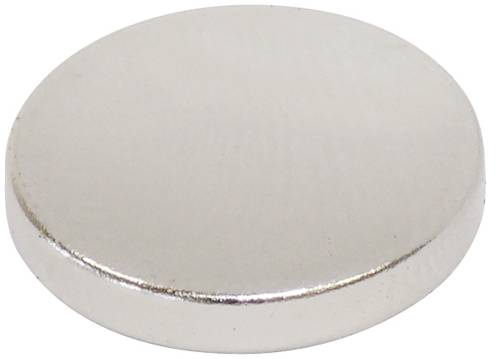 Blanko Magnet (Ø x H) 18mm x 3mm rund Edelstahl 3 St. 205018