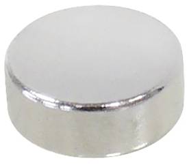 Blanko Magnet (Ø x H) 8mm x 3mm rund 10 St. 205016