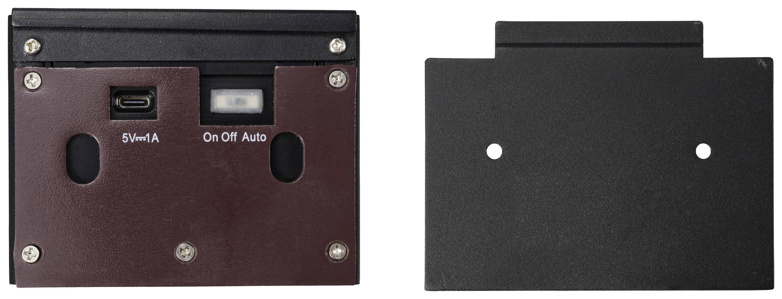 Sygonix SY-6053268 LED-Wandleuchte mit Bewegungsmelder LED LED fest eingebaut 2W Schwarz