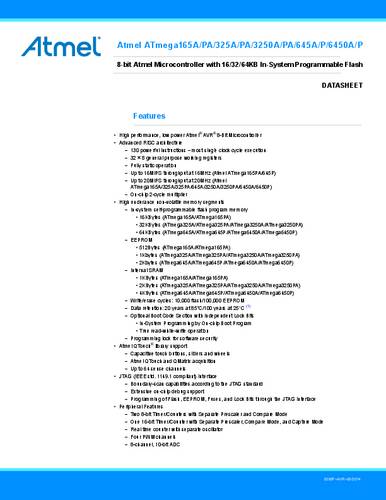 Microchip Technology Embedded-Mikrocontroller TQFP-100 8-Bit 20MHz Anzahl I/O 69 Tray