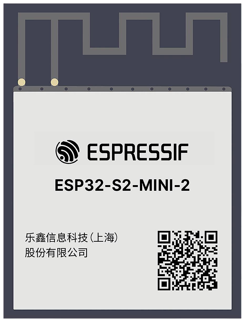 Espressif ESP32-S2-MINI-2-N4 WIFI Erweiterungsmodul 1St.