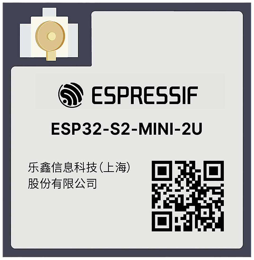 Espressif ESP32-S2-MINI-2U-N4R2 WIFI Erweiterungsmodul 1St.