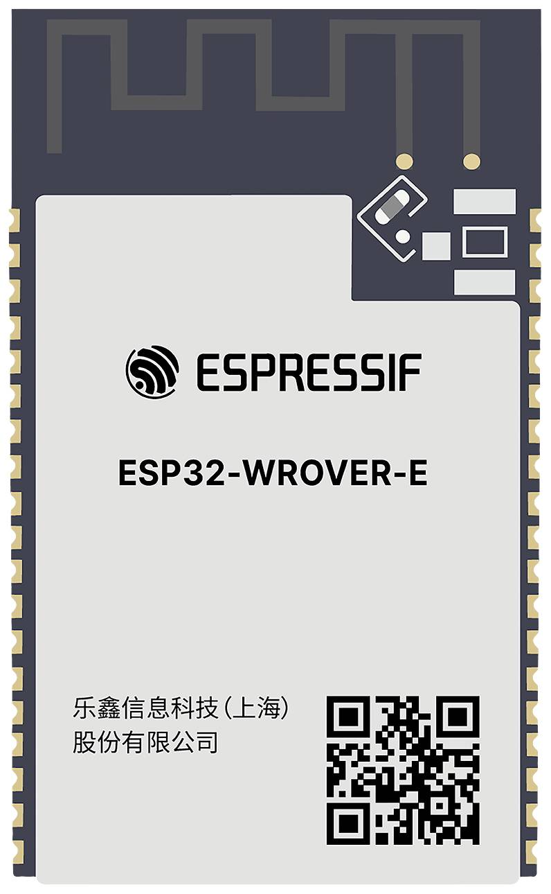 Espressif ESP32-WROVER-E-N8R8 WIFI Erweiterungsmodul 1St.