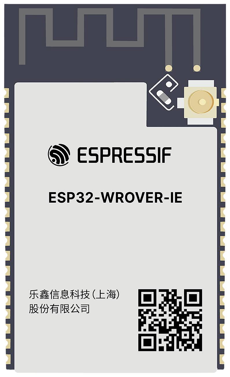 Espressif ESP32-WROVER-IE-N16R8 WIFI Erweiterungsmodul 1St.
