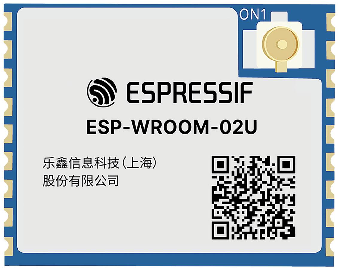 Espressif ESP-WROOM-02U-N2 WIFI Erweiterungsmodul 1St.