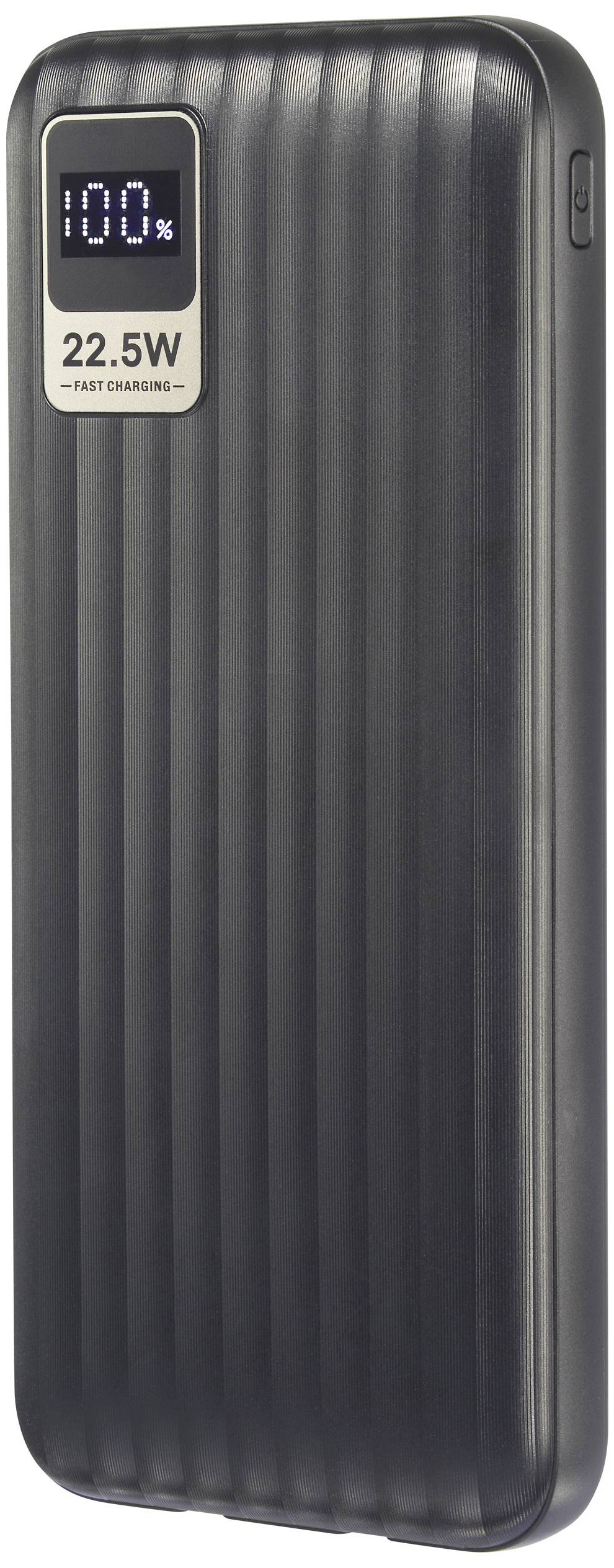 VOLTCRAFT VC-WT-K512 Powerbank 10000 mAh Fast Charge LiPo Schwarz Statusanzeige