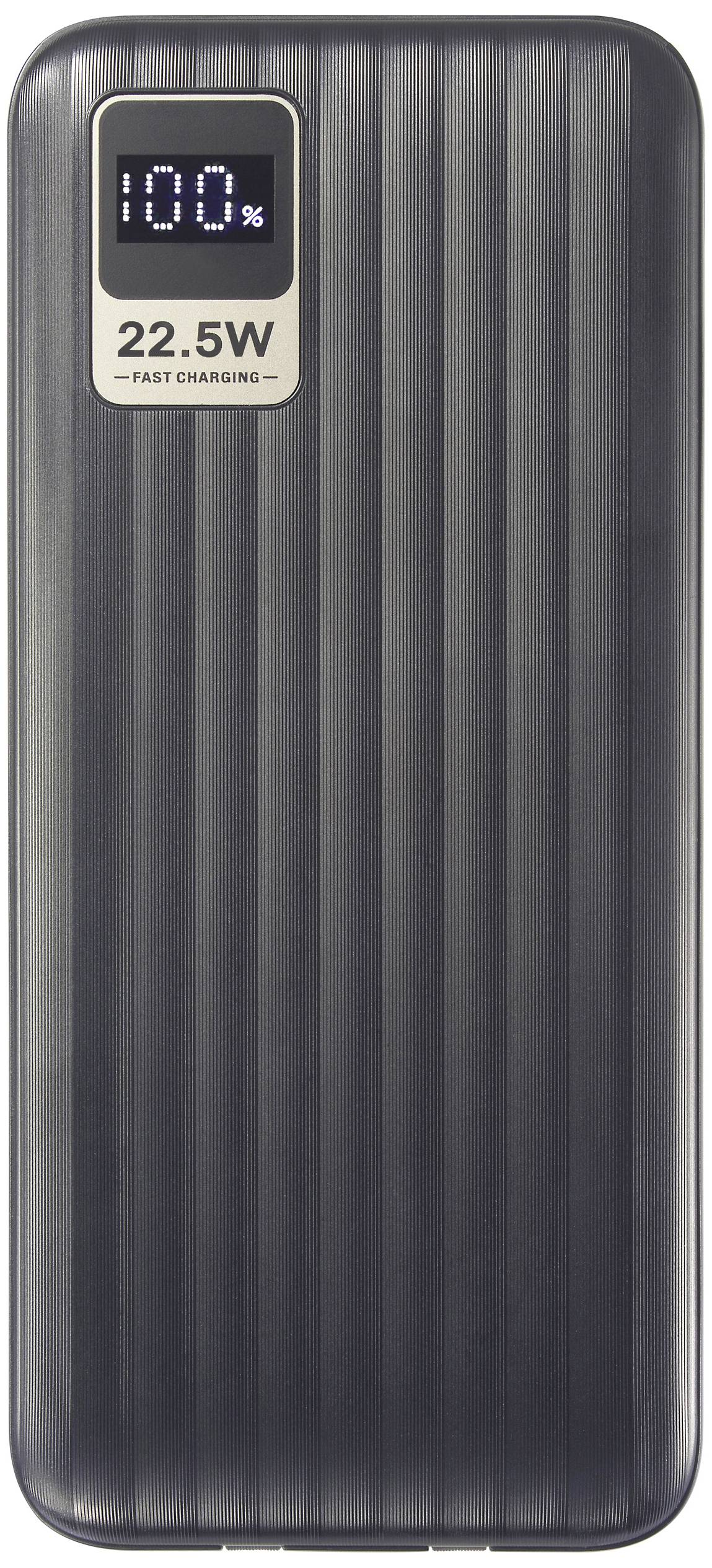 VOLTCRAFT VC-WT-K512 Powerbank 10000 mAh Fast Charge LiPo Schwarz Statusanzeige