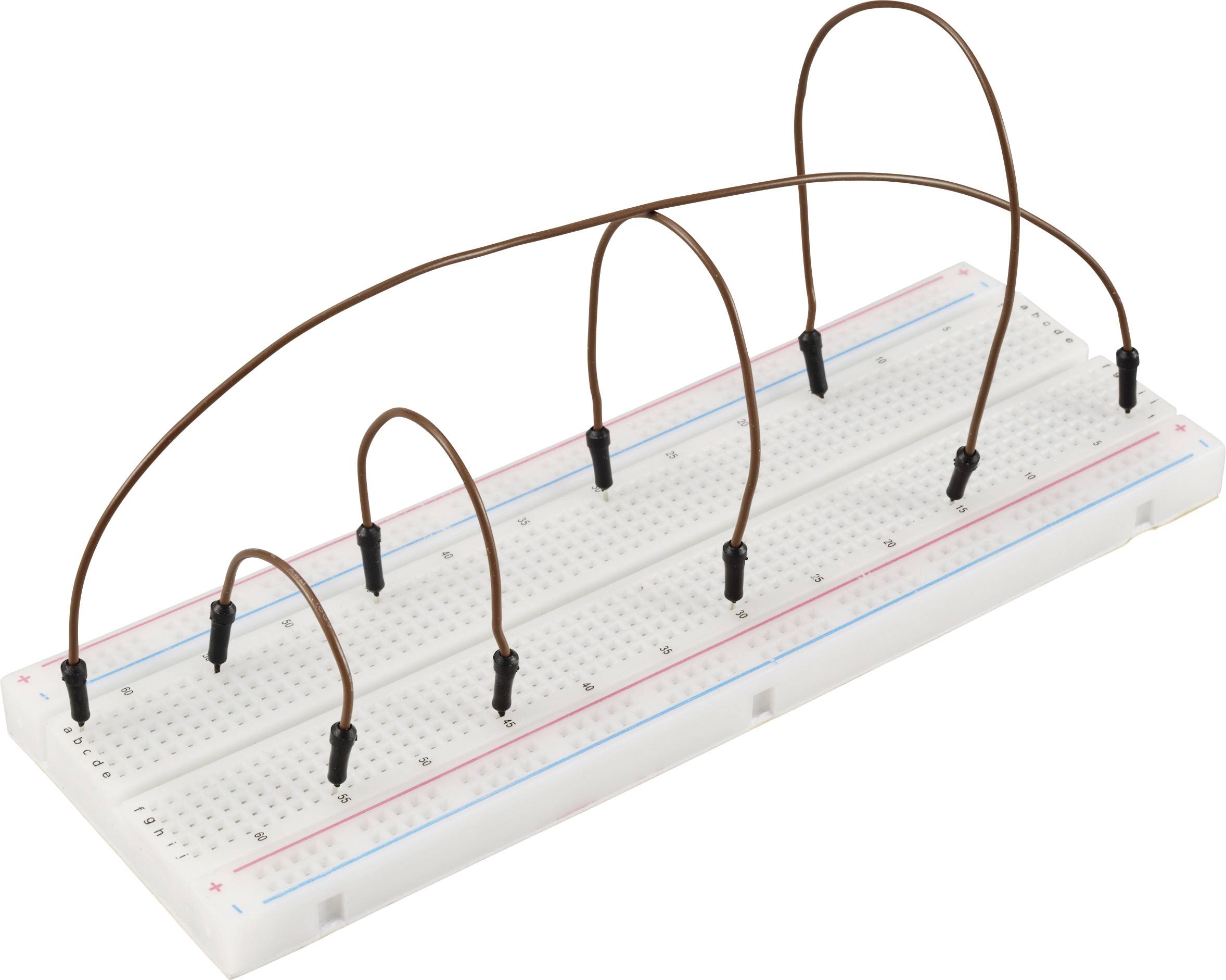 TRU COMPONENTS Steckplatine rutschfest Polzahl Gesamt 830 (L x B x H) 165.1 x 54.6 x 10mm