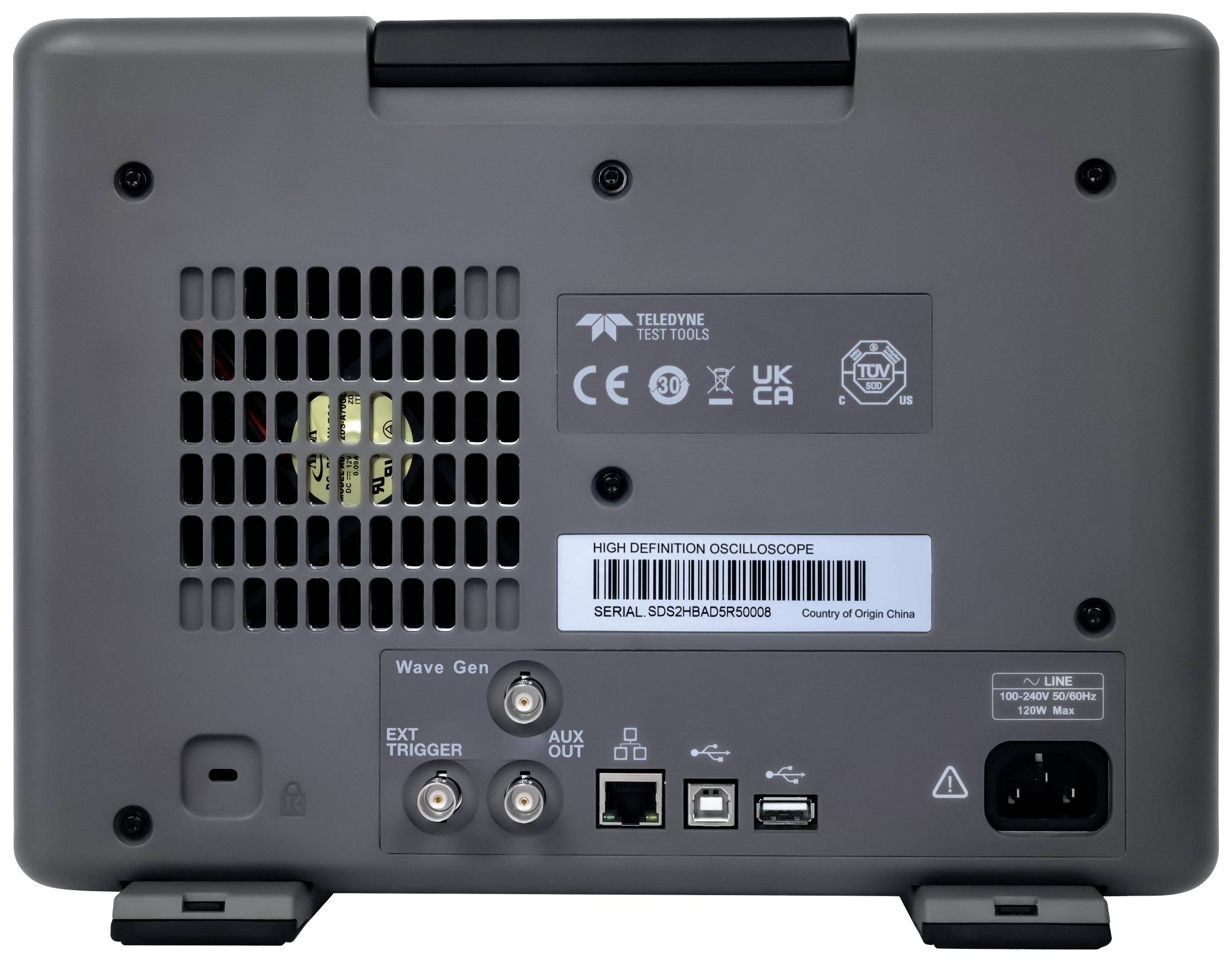 Teledyne LeCroy T3DSO2104HD Digital-Oszilloskop 100MHz 4-Kanal 1 GSa/s 12 Mpts 12 Bit Digital-Speicher (DSO) 1St.