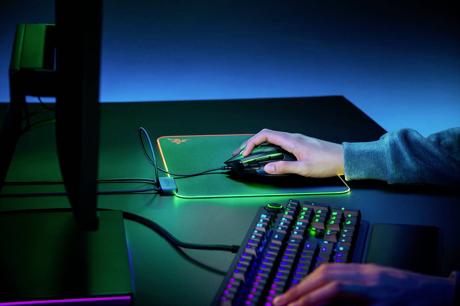 RAZER Firefly V2 Gaming-Mauspad Beleuchtet Schwarz, RGB