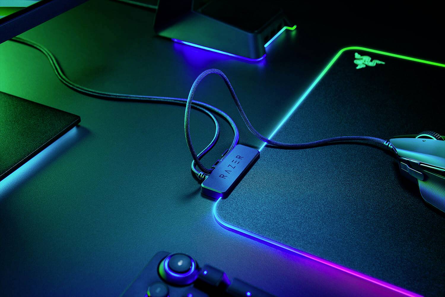 RAZER Firefly V2 Gaming-Mauspad Beleuchtet Schwarz, RGB