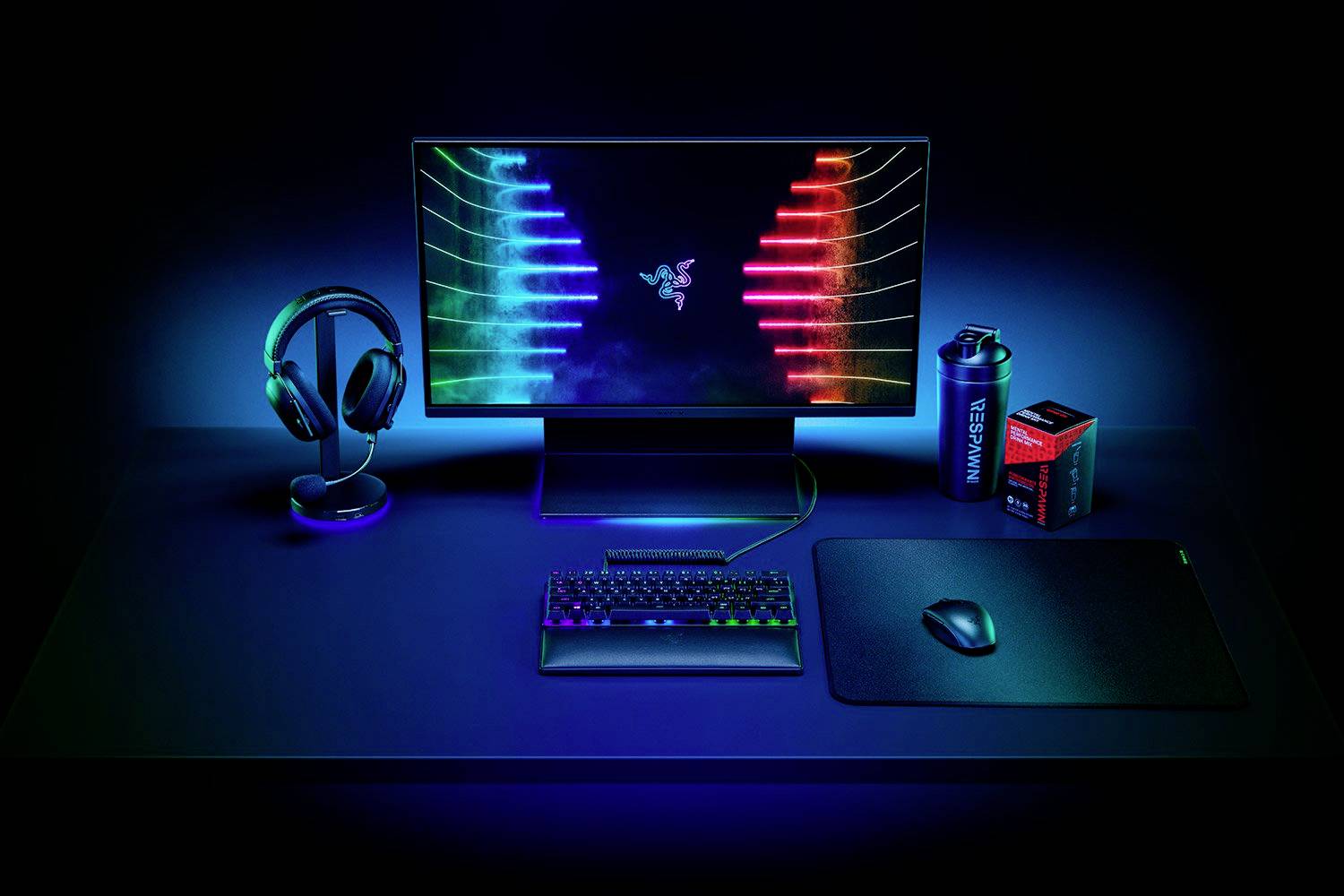 RAZER Strider - L Gaming-Mauspad Rutschfest Schwarz