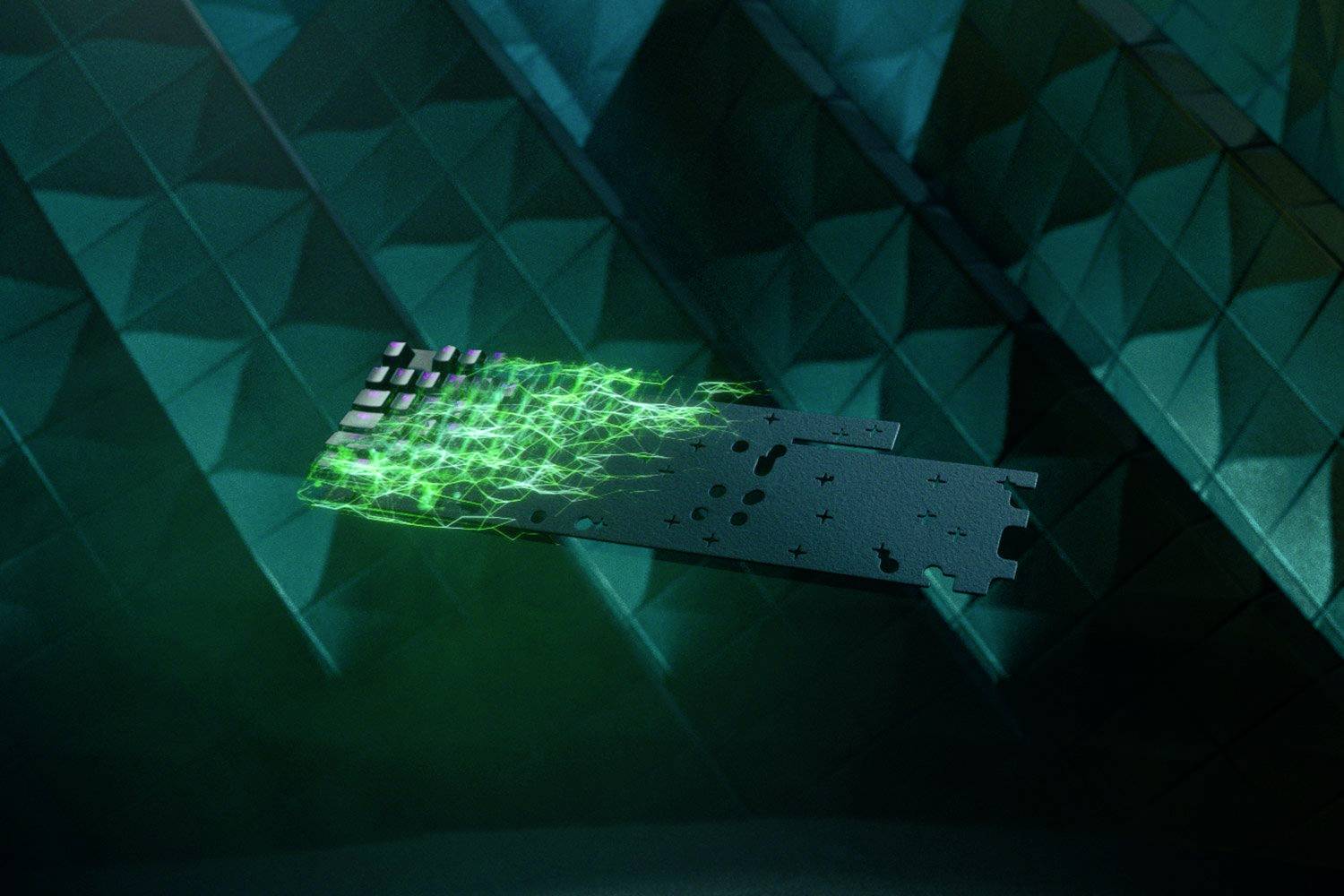 RAZER Huntsman V2 Tenkeyless Kabelgebunden Gaming-Tastatur Deutsch, QWERTZ Schwarz Beleuchtet, Handballenauflage, Abnehmbares Kabel