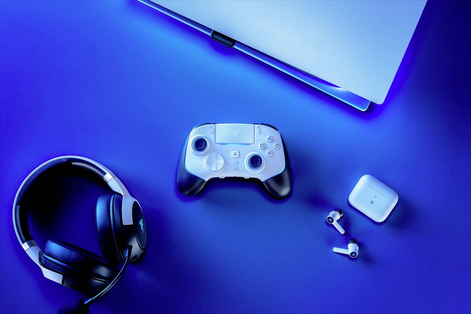 RAZER Wolverine V2 Pro White (P) Gamepad PC, Android, iOS, PlayStation 5 Weiß