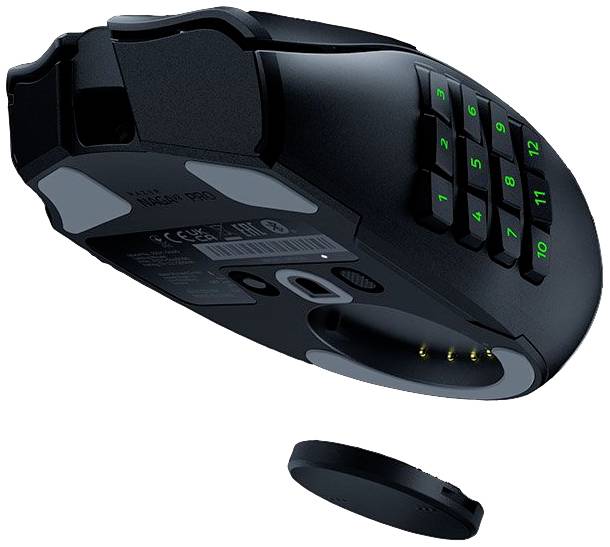 RAZER Naga V2 Pro Ergonomische Gaming-Maus Bluetooth®, Funk, Kabelgebunden Optisch Schwarz 20 Tasten 30000 dpi Ergonomisch