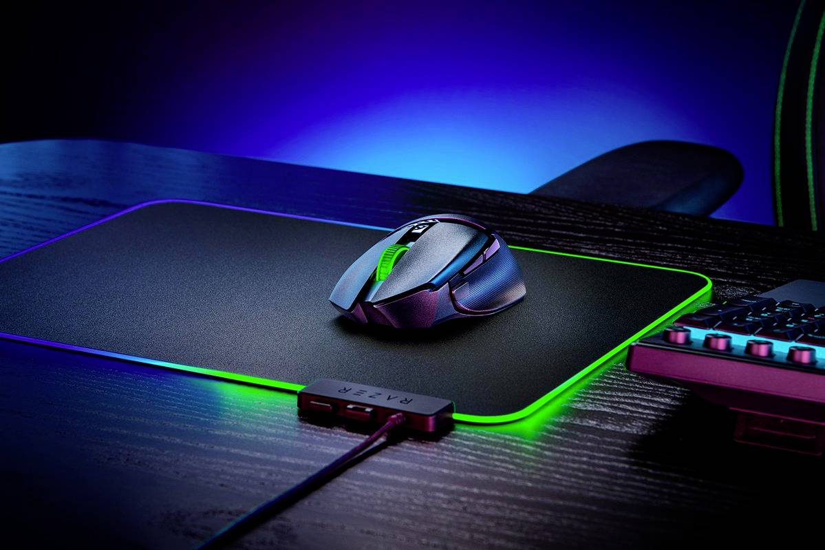 RAZER Basilisk V3 X HyperSpeed Ergonomische Gaming-Maus Bluetooth® Optisch Schwarz 7 Tasten 18000 dpi Ergonomisch
