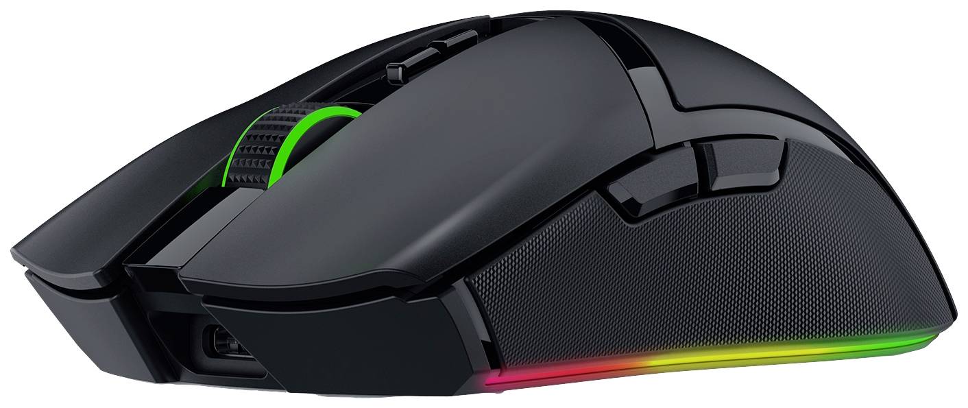 RAZER Cobra Pro Gaming-Maus Kabelgebunden, Funk Optisch Schwarz 8 Tasten 30000 dpi Beleuchtet