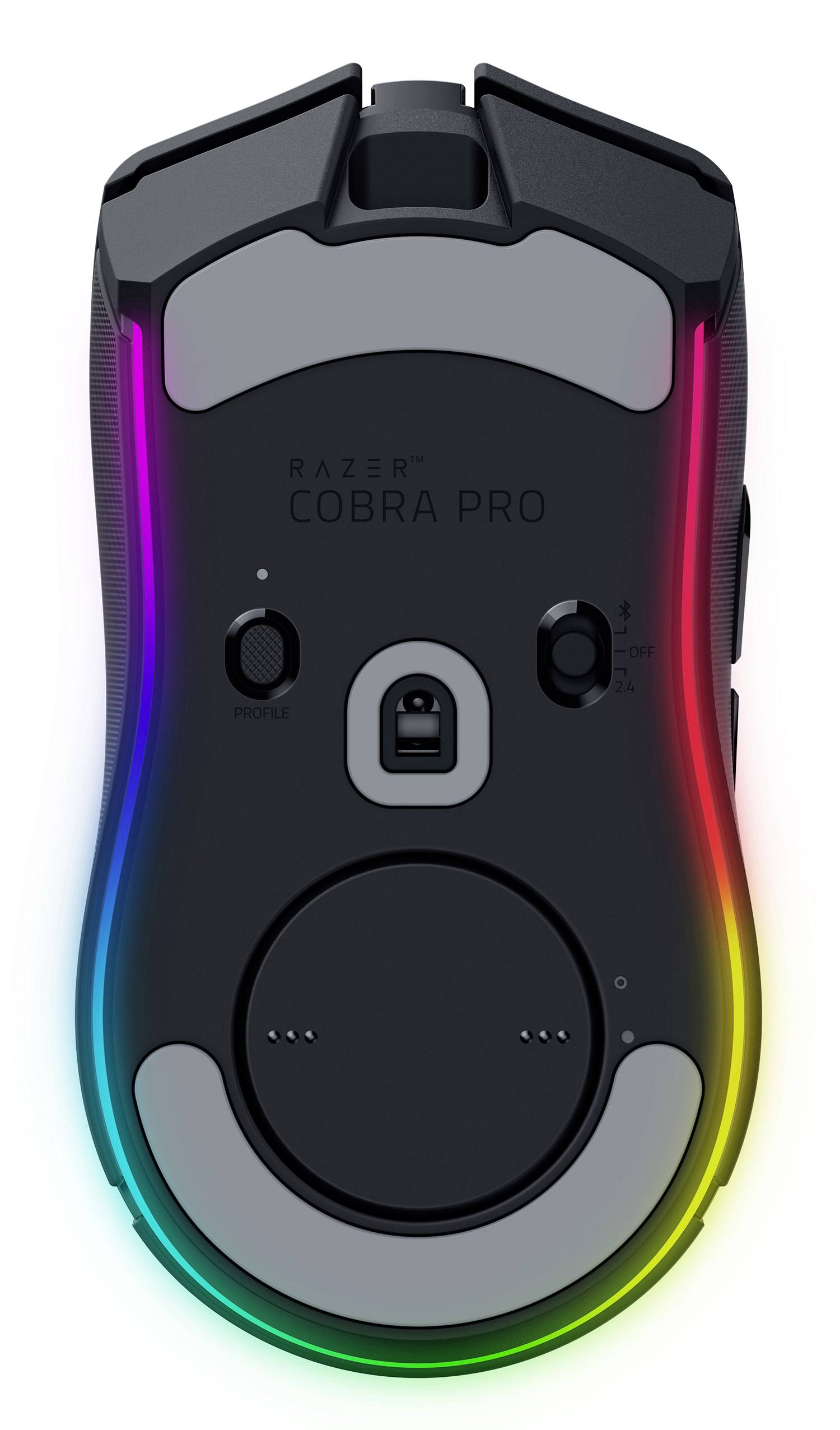 RAZER Cobra Pro Gaming-Maus Kabelgebunden, Funk Optisch Schwarz 8 Tasten 30000 dpi Beleuchtet