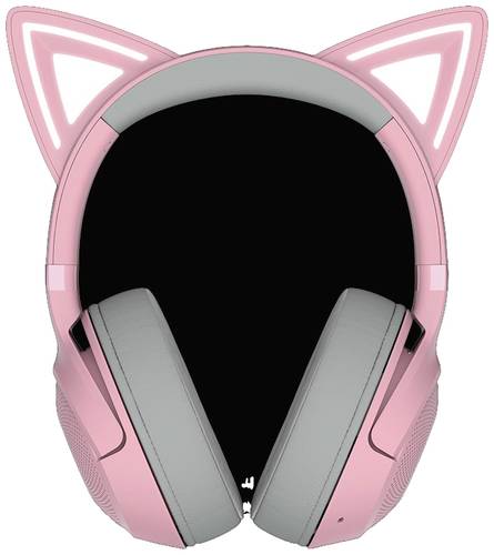 RAZER Kraken Kitty BT V2 Over Ear Kopfhörer Bluetooth® Stereo Quarz, Pink Gaming