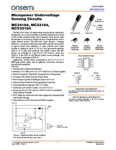 ON Semiconductor MC33164D-3G Spannungsregler - Spezialanwendungen