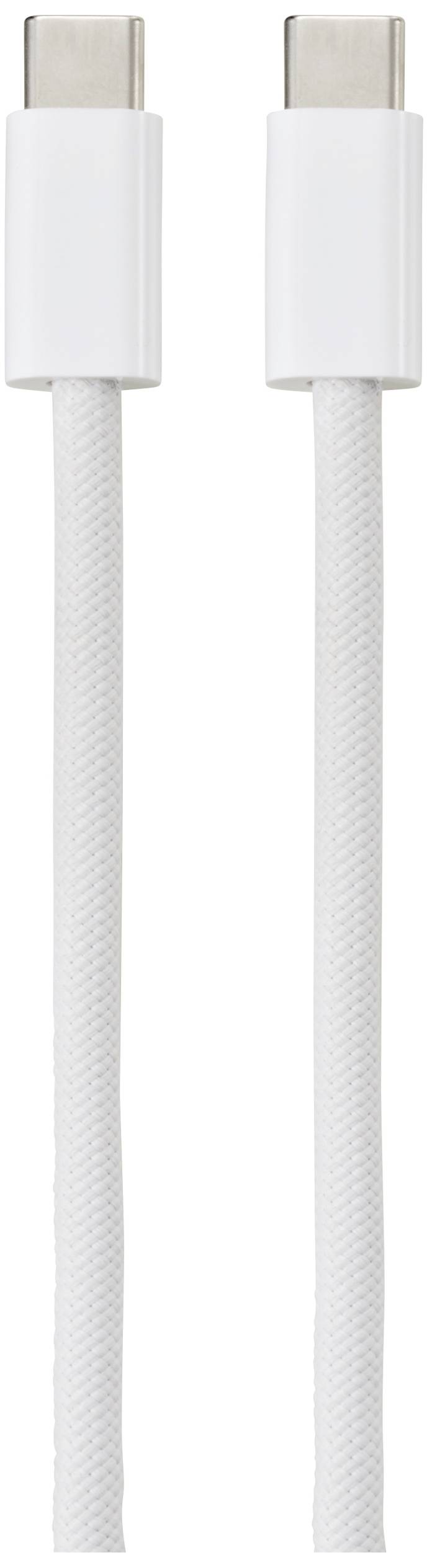 Renkforce USB-Kabel USB-C® Stecker, USB-C® Stecker 1.00m Weiß verdrillte Paare RF-6056882