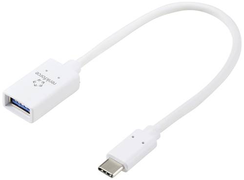 Renkforce USB-C® Adapter [1x USB-C® 5Gbps - 1x USB 3.2 Gen 1 Buchse A (USB 3.0)] 0.20 m verdrillte