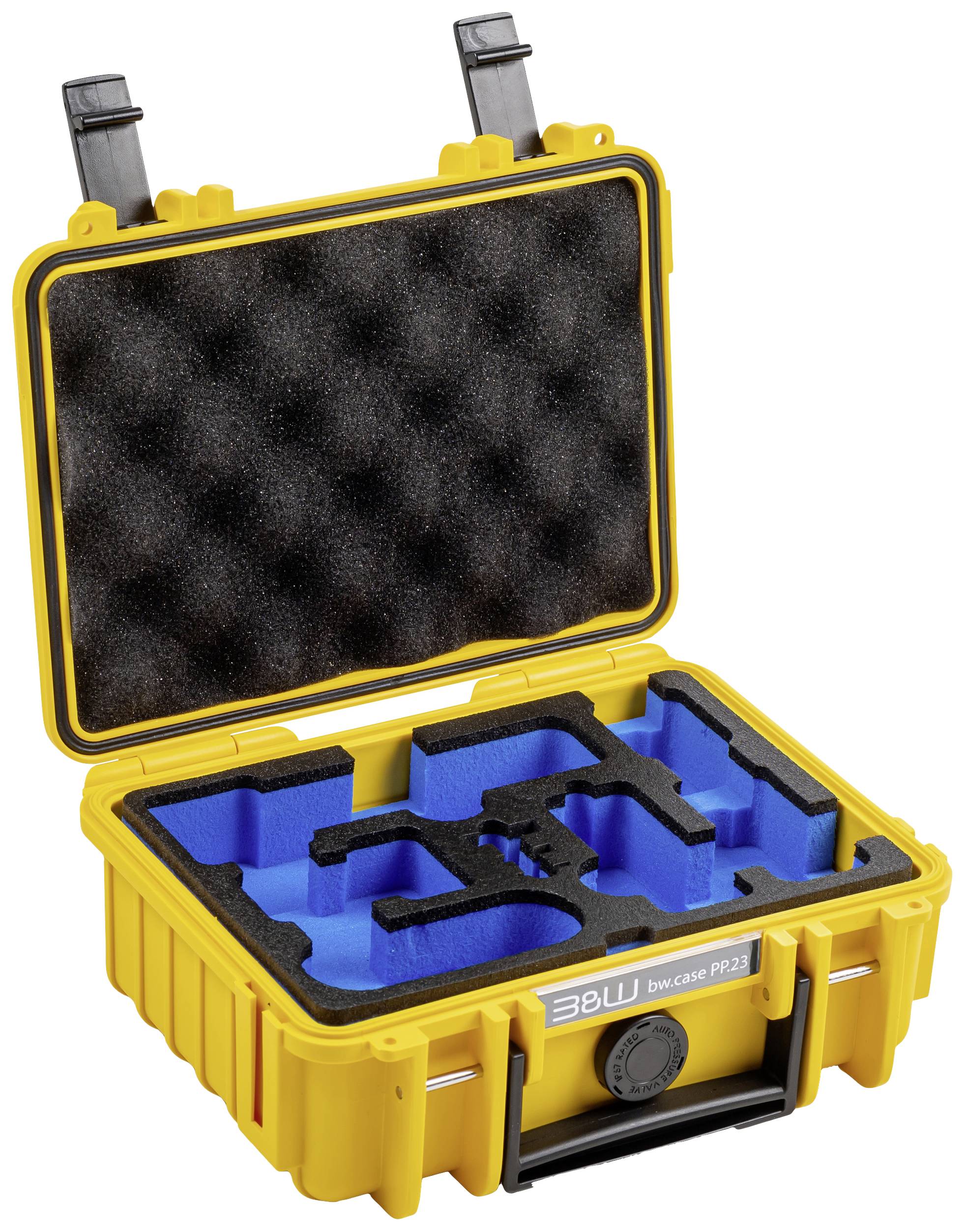 B & W International Outdoor Koffer Typ 500 2.3l (B x H x T) 230 x 180 x 90mm Gelb PP.23.Y.Pocket3